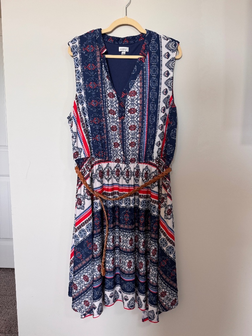Avenue Sleeveless Printed Dress